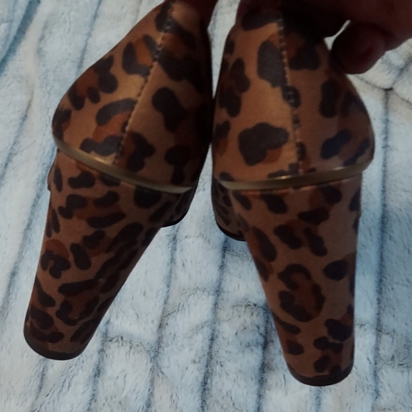 NICOLE Animal Print Heels Size 8 - Picture 3 of 7